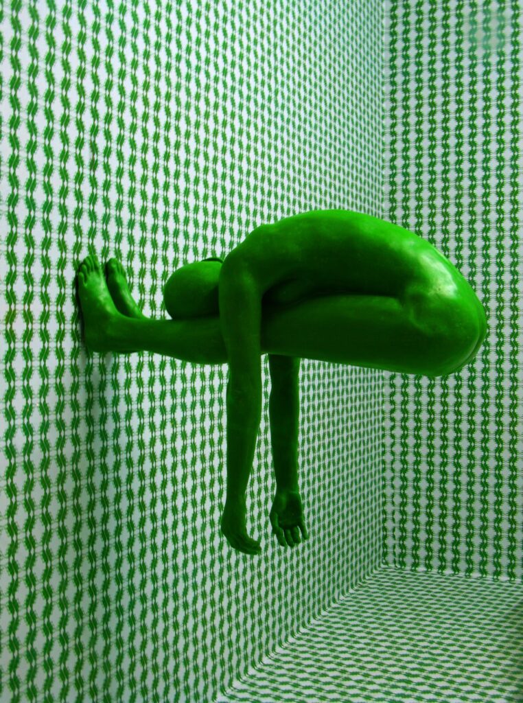 Green man floating